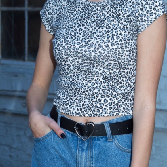 Brandy Melville Rare Cheetah Print Blue 